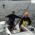 I crewed for Marc and sailed with Dave aboard Thumper during a Sunday race. We came in first place for our fleet.