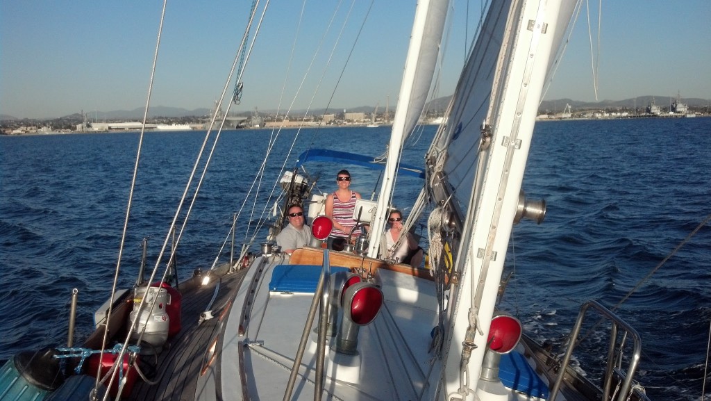 Close hauled in the South Bay