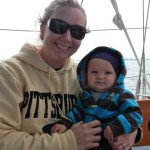 Natalie and Sully hanging out in the cockpit